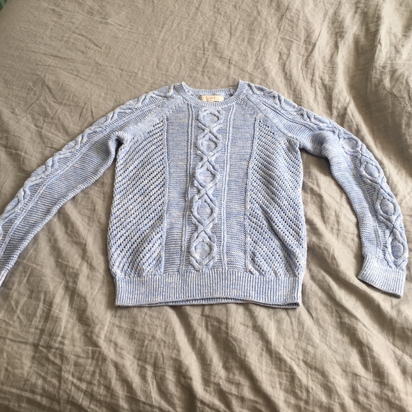 Loft cable knit sweater