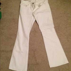 GAP 1969 White Flare Jeans
