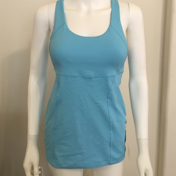 Blue Lululemon tank top