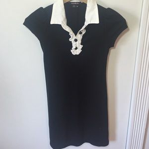 Black mini dress for kids