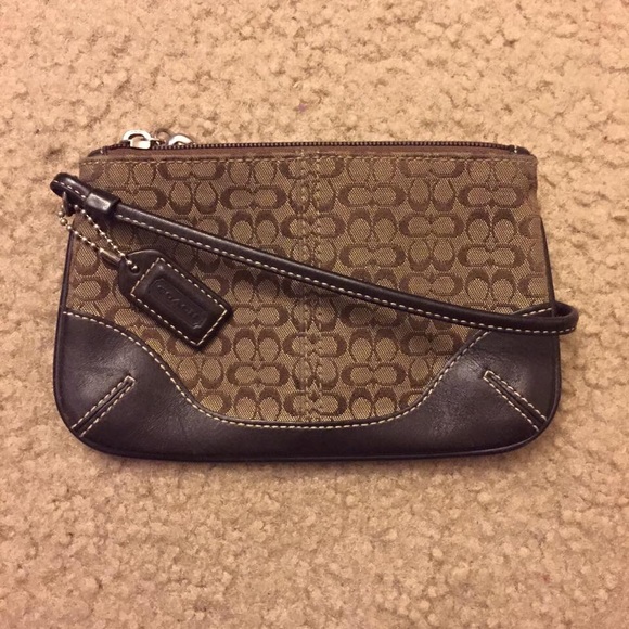Signature Coach wristlet
