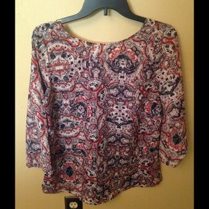 The Limited pattern blouse