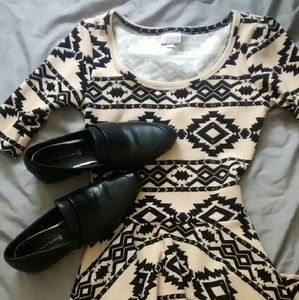 LuLaroe aztec print nicole dress xxs