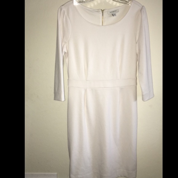 NWOT Off white dress with 3/4 sleeves