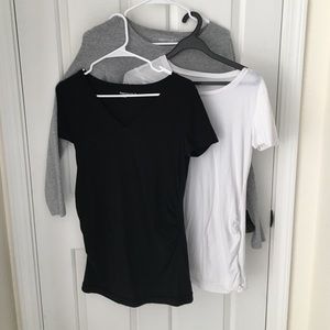 Gap pure body maternity tees