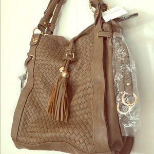 Brand New Melie Bianco Natalie Vegan Leather Hobo