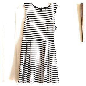 White/Black Forever 21 Dress