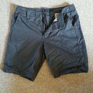Aeropostale teen boys dark grey dress shorts