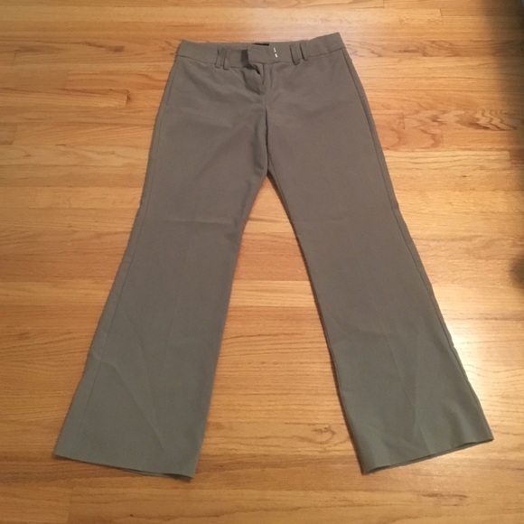 Khaki colored dress pants. The Limited size 10