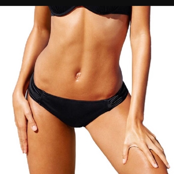 VS KNOCKOUT BLACK BIKINI BOTTOM SZ SMALL - Picture 1 of 8