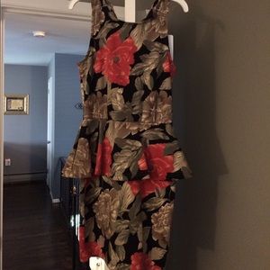 Cotton On XS peplum dress- NWT