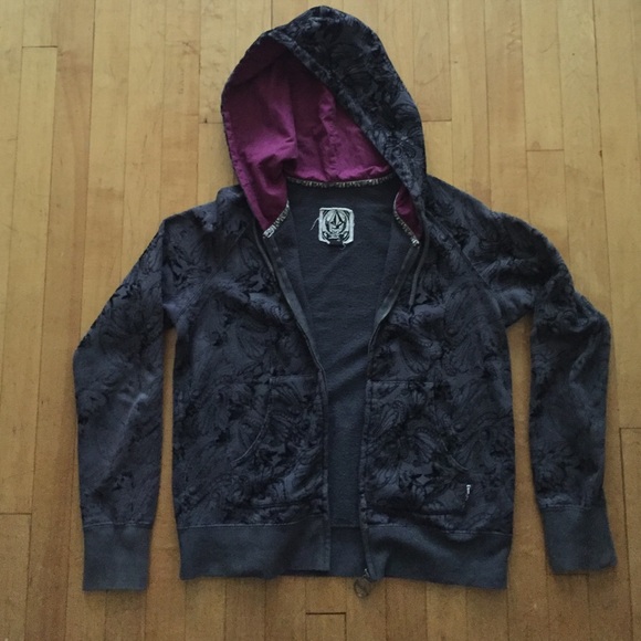 Dark Grey Volcom Hoodie