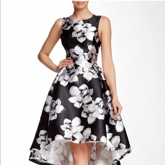 Hi-Low floral Dress