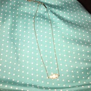 Kendra Scott white arrow necklace