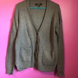 Grey cardigan