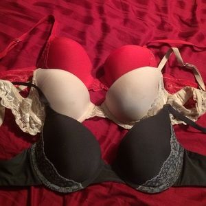🎀CLEAROUT Bundle of gel push up bras 32B