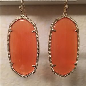 Kendra Scott orange Danielle earrings