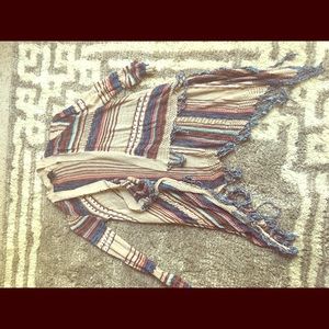 Floor length cardigan