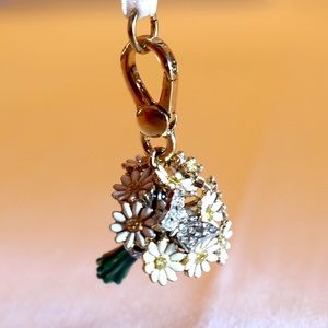 Juicy Couture Daisy Bouquet Rhinestone Charm - NEW