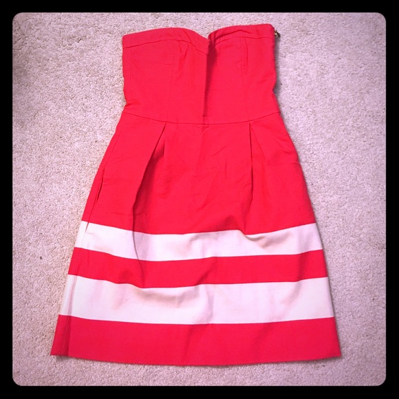 Sleeveless bright pink summer dress