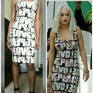 Material girl midi dress