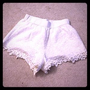 Lace shorts