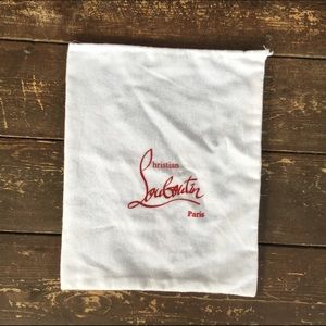 Authentic Louboutin Dustbag