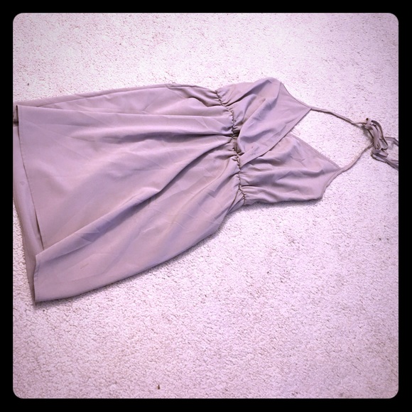 Mini halter dress