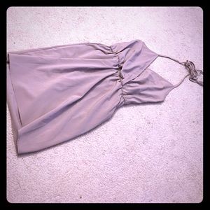Mini halter dress