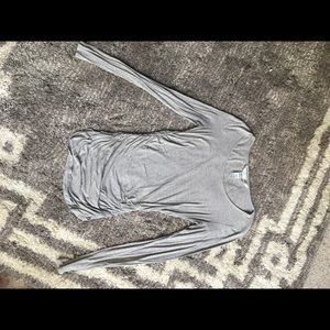 Max studio - stretchy fitted long sleeve tee