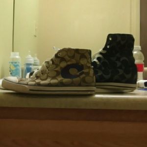 Two pair of high tops