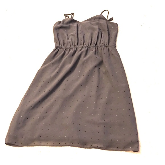 Gray studded dress