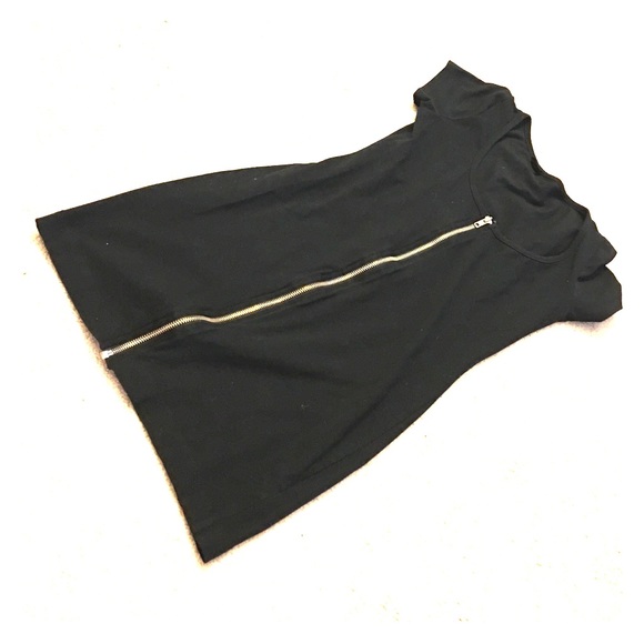Black mini dress