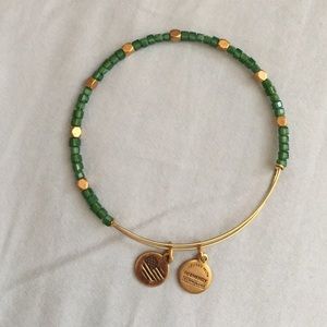 Alex and Ani green bracelet