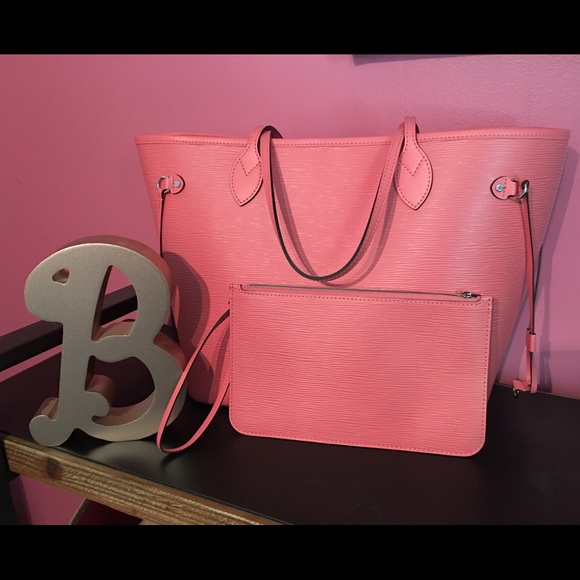 Louis Vuitton Corail Neverfull Epi MM