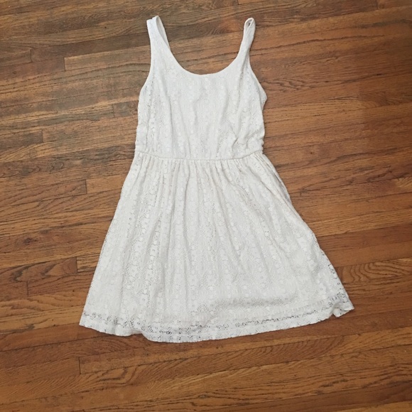 Lacy white dress