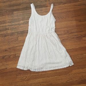 Lacy white dress
