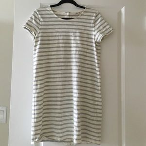Madewell striped tshirt dress