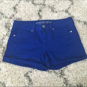 Cobalt Blue AE Denim Midi Short