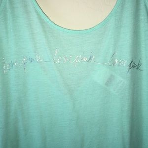 PINK Victoria's Secret mint open back tank