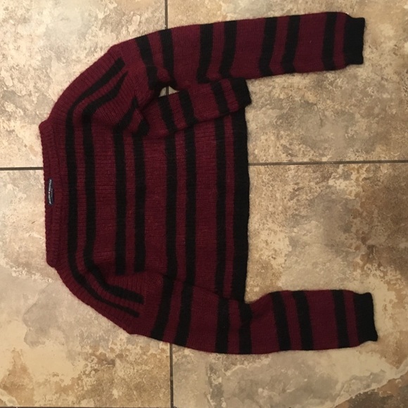 Brandy Melville cropped stripe sweater