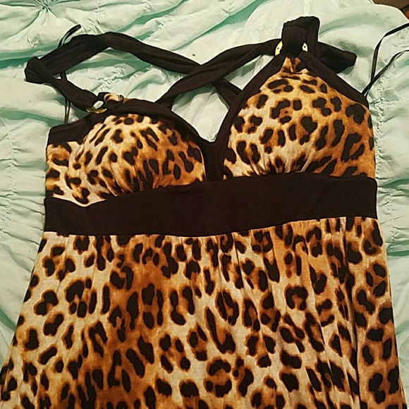 Cheetah Print Dress