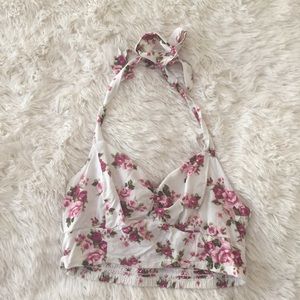 #19 👚Floral Crop Top👚