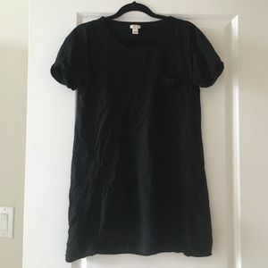 J. Crew black T-shirt dress size Small