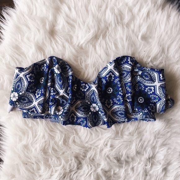 Beach Riot Stone Cold Fox Bandeau Top