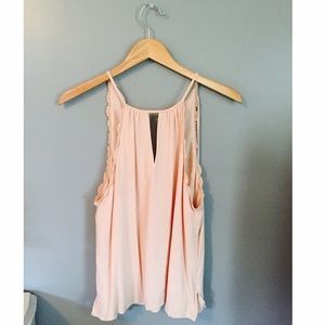 Lace trim tank