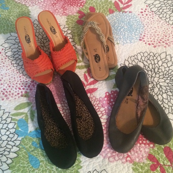Bundle Rue 21 shoes, size 7/8