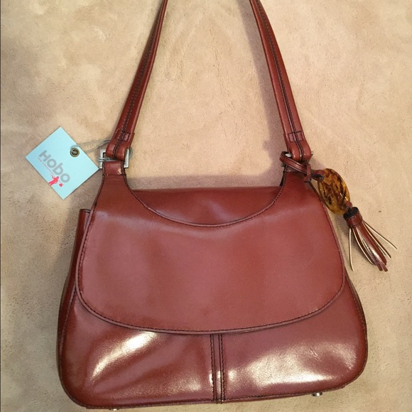 Hobo leather, shoulder bag