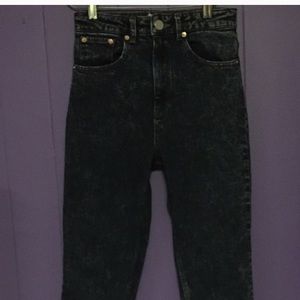 Asos High Waist Acid Wash Jeans