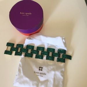 Kate Spade bracelet!  Perfect pop of color!